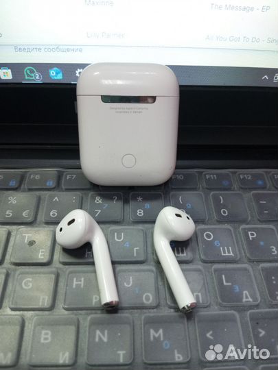 Наушники apple airpods 2 оригинал