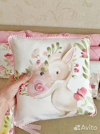 Бортики и пододеяльник для детской кровати