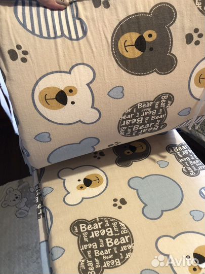 Комплект в кроватку с бортиками