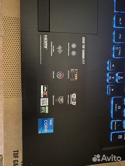 Asus Tuf gaming F17 обмен рассрочка