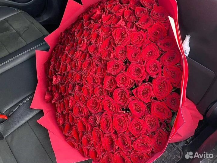 Розы, 101 роза, цветы оптом, доставка цветов