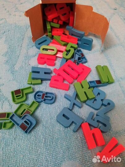 Магнитные буквы, доска, панель обучающая