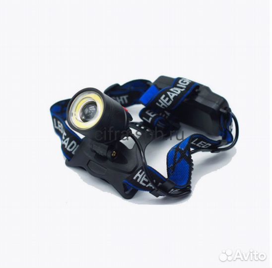 Налобный спортивный светодиодный фонарь