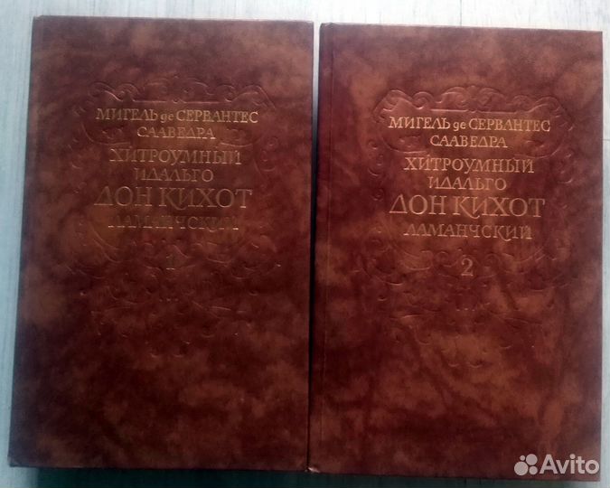 Сервантес. Дон Кихот ламанчский.(в 2 книгах)