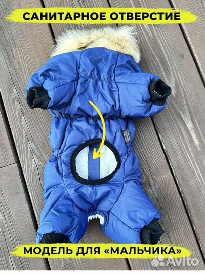 Комбинезон зимний для мелкой(средней) собаки