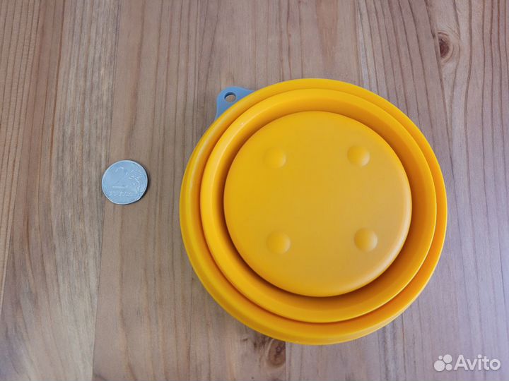 Миска силиконовая складная