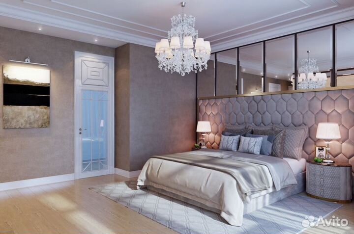 Комплектация дизайн проекта мебелью