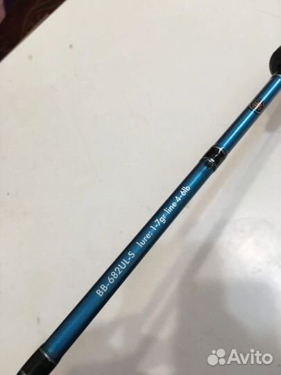 Спиннинг favorite blue bird 682ul-s 1-7 gr комель