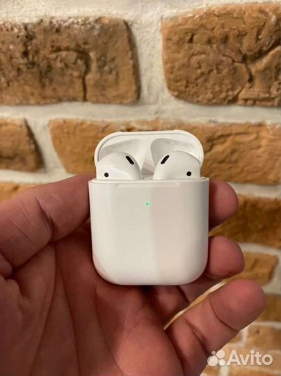 Новые Аирподс 2 копия люкс
