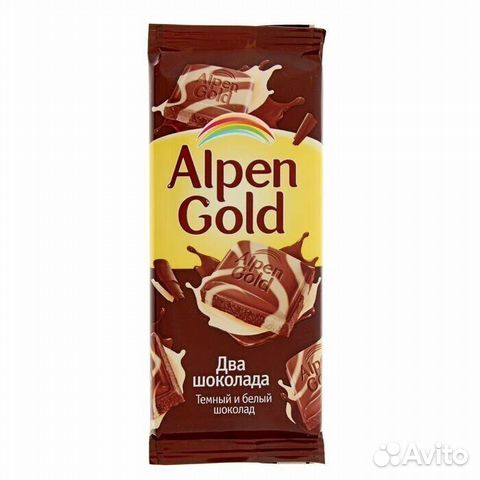 Шоколад Alpen Gold Dark темный 80 г