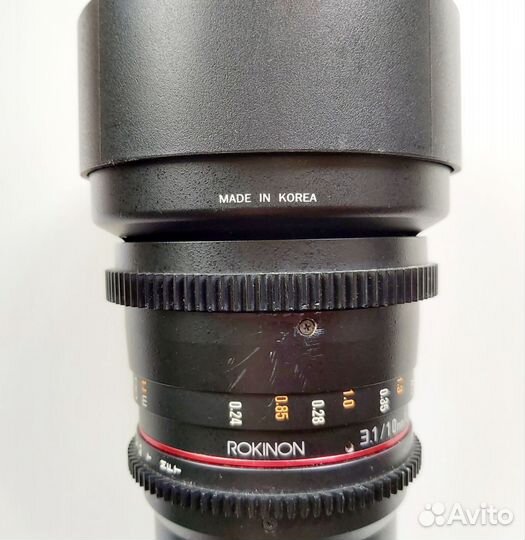 Rokinon 10mm T3.1 MFT