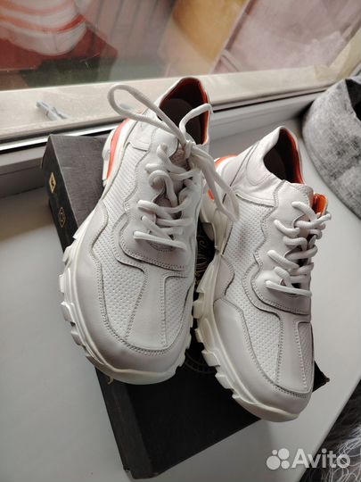 Кроссовки мужские натуральная кожа