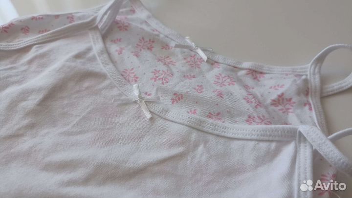 Комплект маек для девочки, 122/128 lupilu