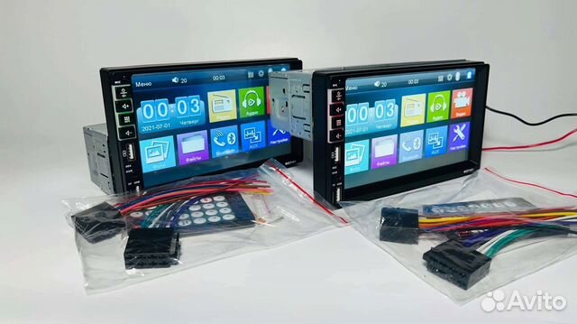 Магнитола сенсорная 1 din 7 дюймов