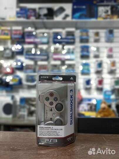 Геймпад PS3 - Сталь + 3 подарка