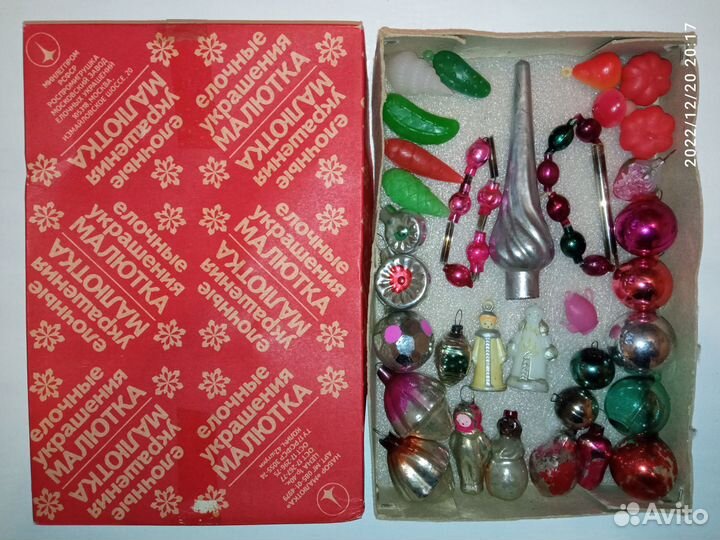 Ёлочные игрушки СССР