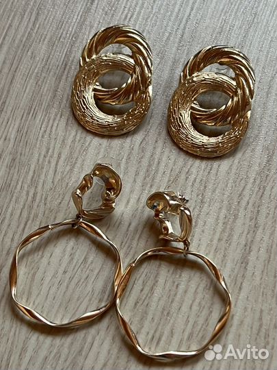 Серьги кольца колье Zara Mango H&M ASOS