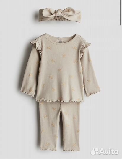 Новый костюм для девочки H&M 74 оригинал