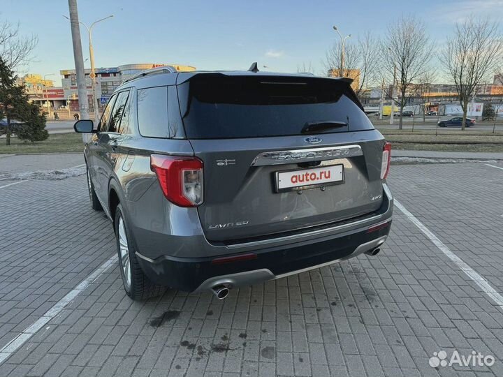 Задний бампер Ford Explorer 6 2019 2020 2021