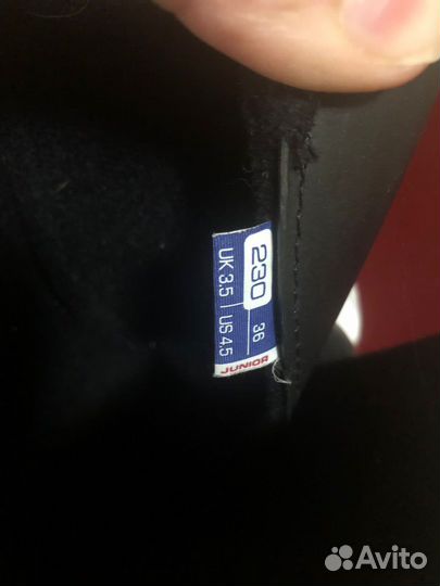 Горные лыжи детские 130см, ботинки 36р