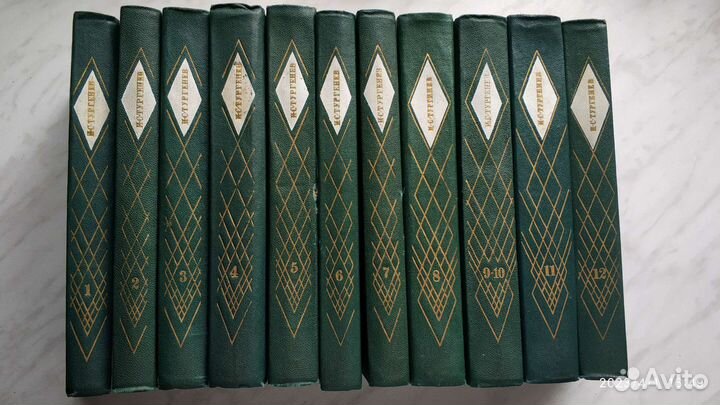 Собрание сочинений Тургенева И. С в 12 томах