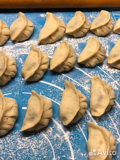 Домашние Пельмени Халяль, лапша (токмач)