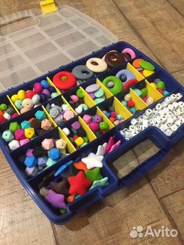 Силиконовые грызунки и бусины