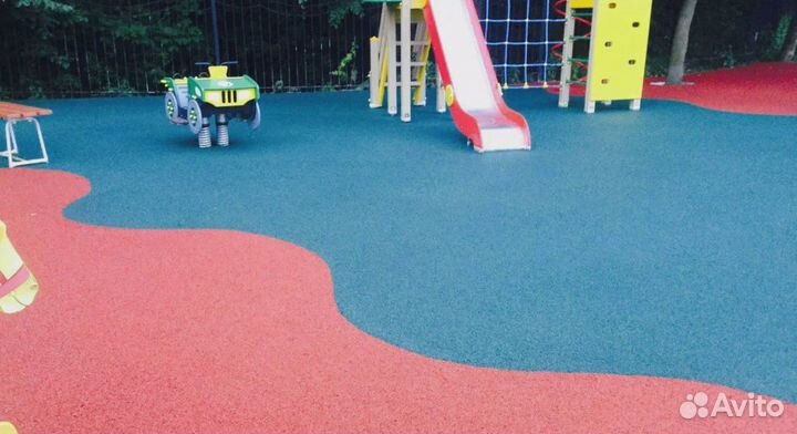 Укладка резинового покрытия k-7767