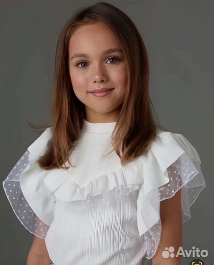 Школьная блузка 122-152