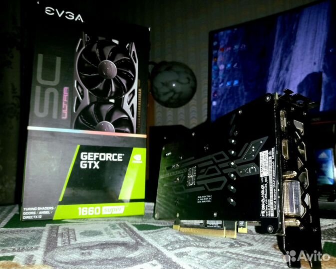 Видеокарта gtx 1660 super 6gb evga