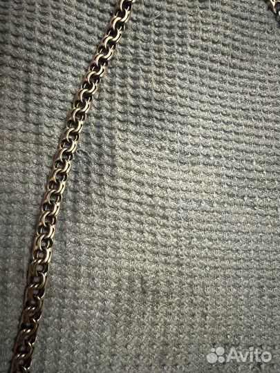 Мужская серебряная цепь