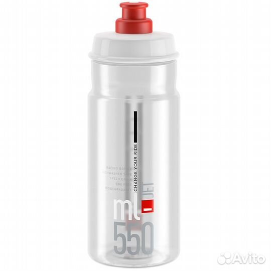 Фляга 550мл Elite JET (clear-white)