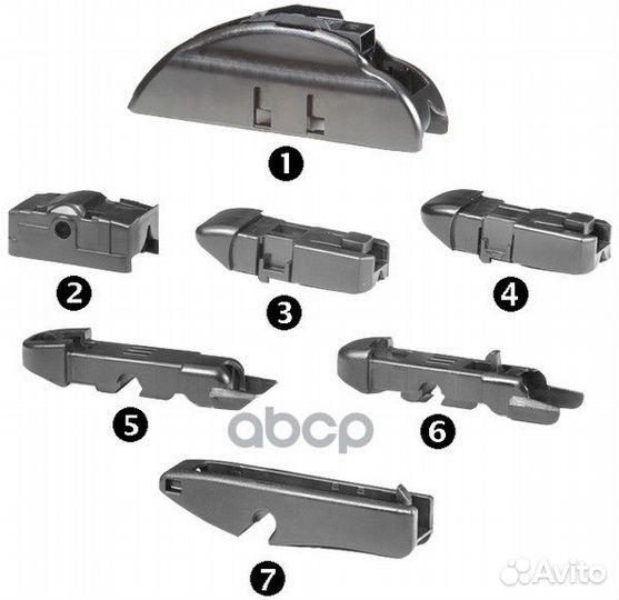 Щётка с/о 450мм бескаркасная DynaBlade New