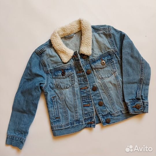 Джинсовая куртка для девочки 110
