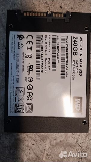 Ssd 240gb wd green