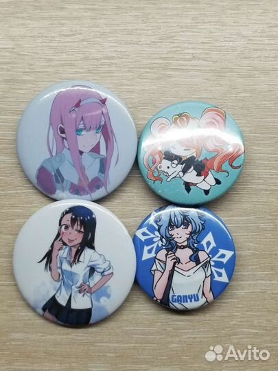 Значки аниме