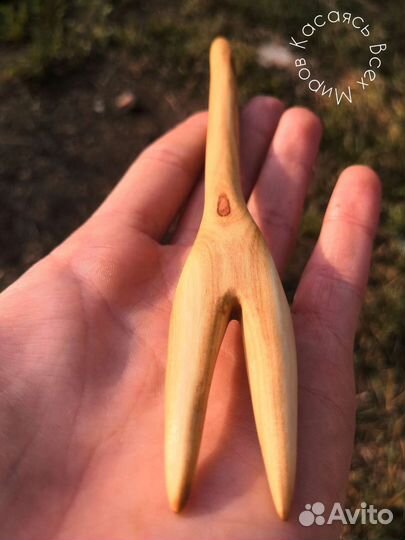 Лопатка, ложка, вилка деревянные набор Handmad