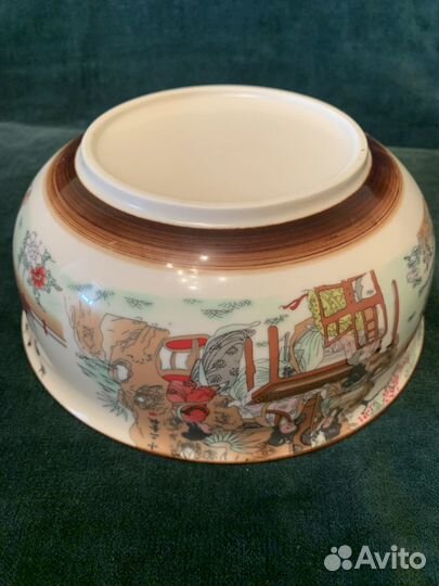 Салатник фарфор старый китай