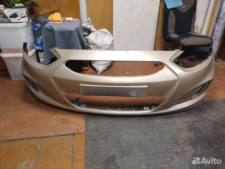 Бампер hyundai solaris