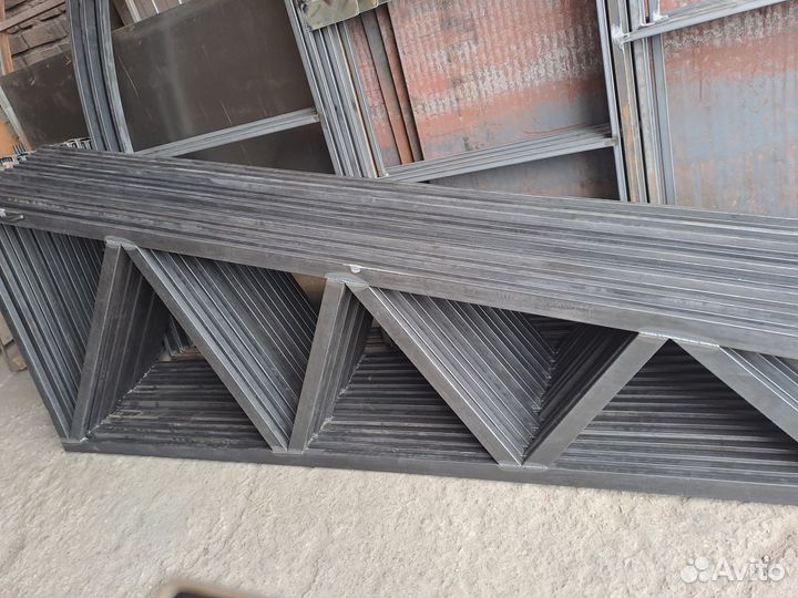 Каркас навеса 5,5 х 6,3 м