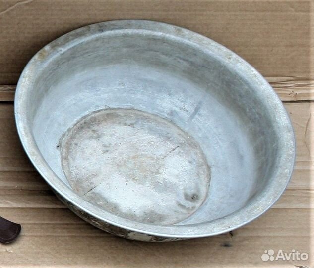 Тазик алюминиевый бак для хозяйственных нужд