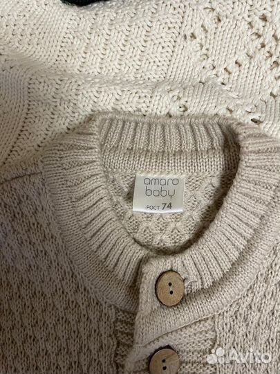 Вязаный комбинезон 74