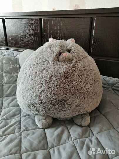 Мягкая игрушка-подушка кот Пухляш