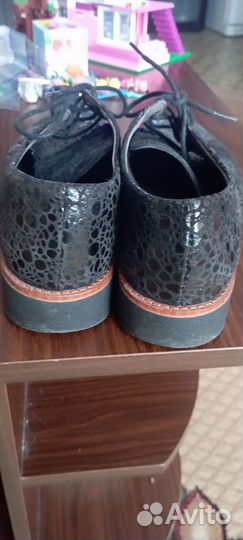 Оксфорды женские 39 размер натуральная кожа