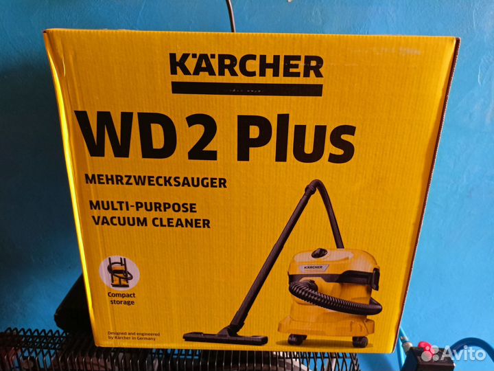 Пылесос Karcher wd2 Plus Торга нет