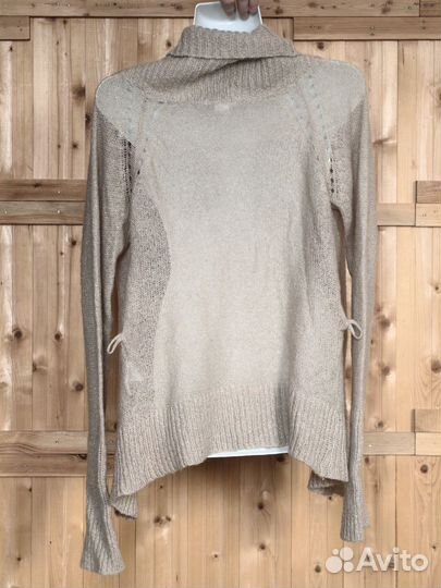 Кардиган бежевый h&m мохер женский s 42