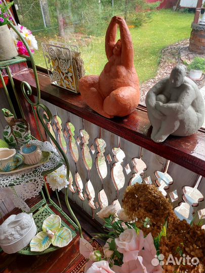 Фигурка кустодиевская барышня