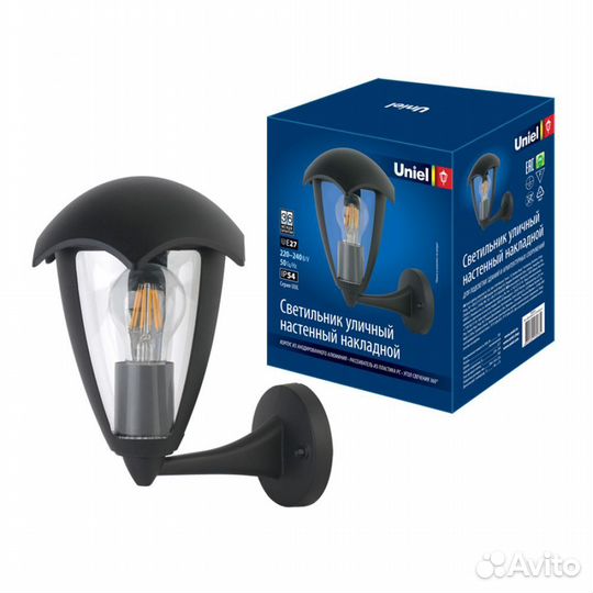 Светильник на стену уличный под лампу Е27 UUL-S80A