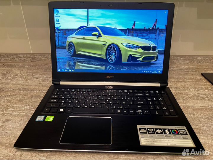 Acer в идеале i5-7200U/GeForce 940MX/12 Gb/SSD 240