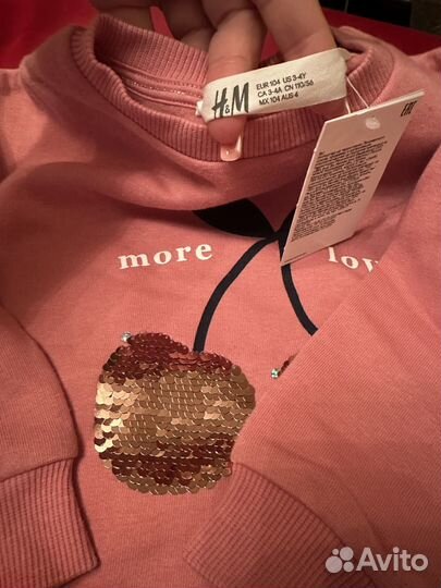 Толстовка кофта h&m новая